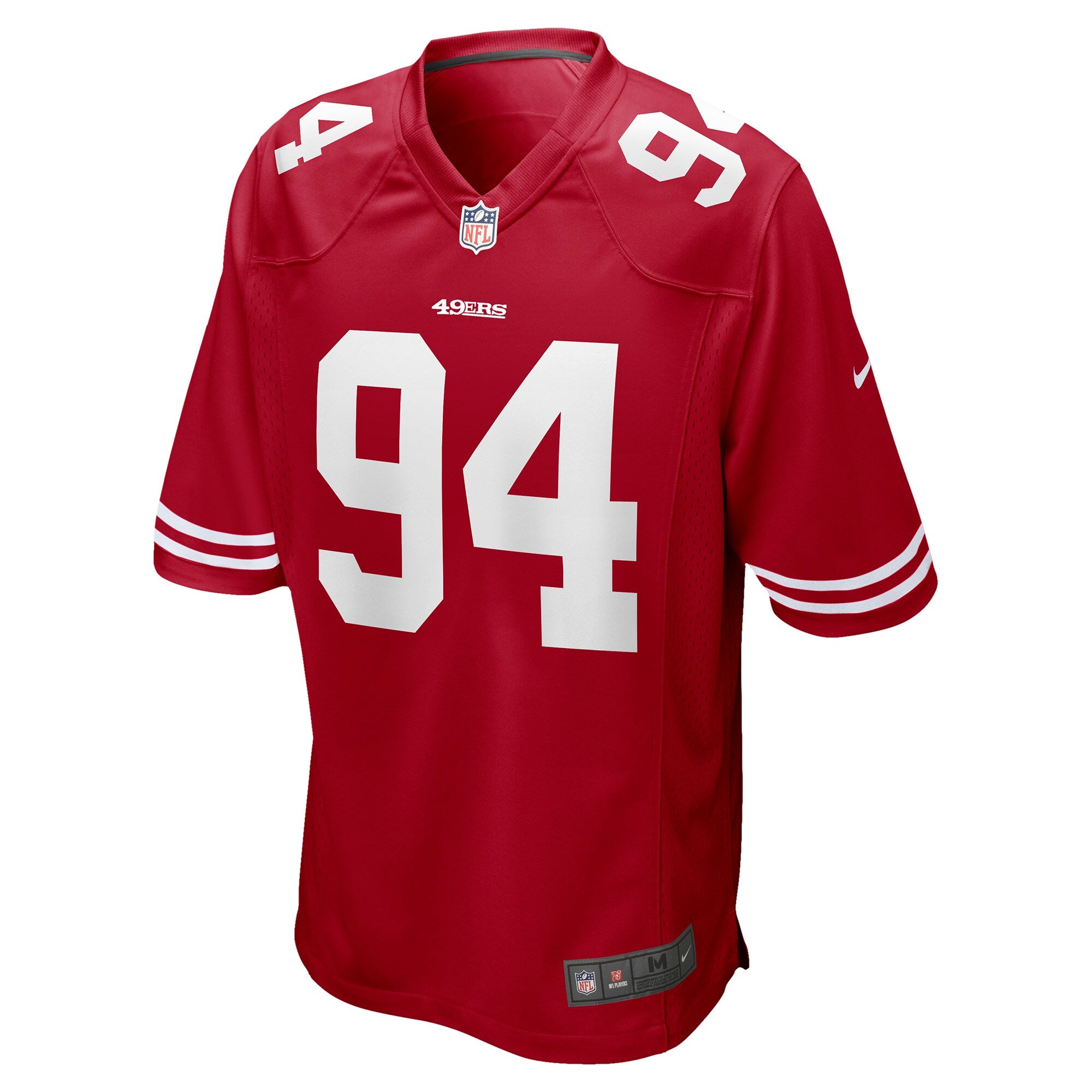 Jordans Willis San Francisco 49ers Game Player Jersey - Scarlet