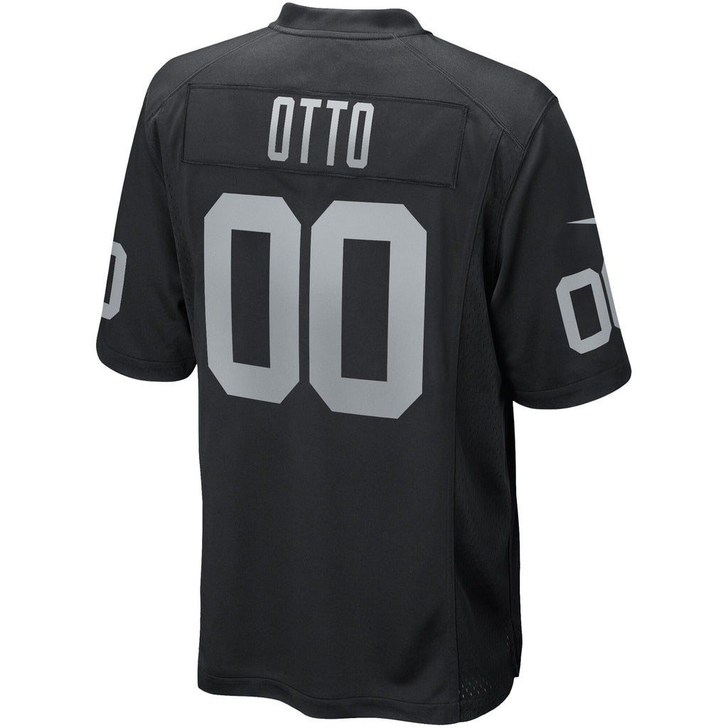 Jim Otto Las Vegas Raiders Game Retired Player Jersey - Black