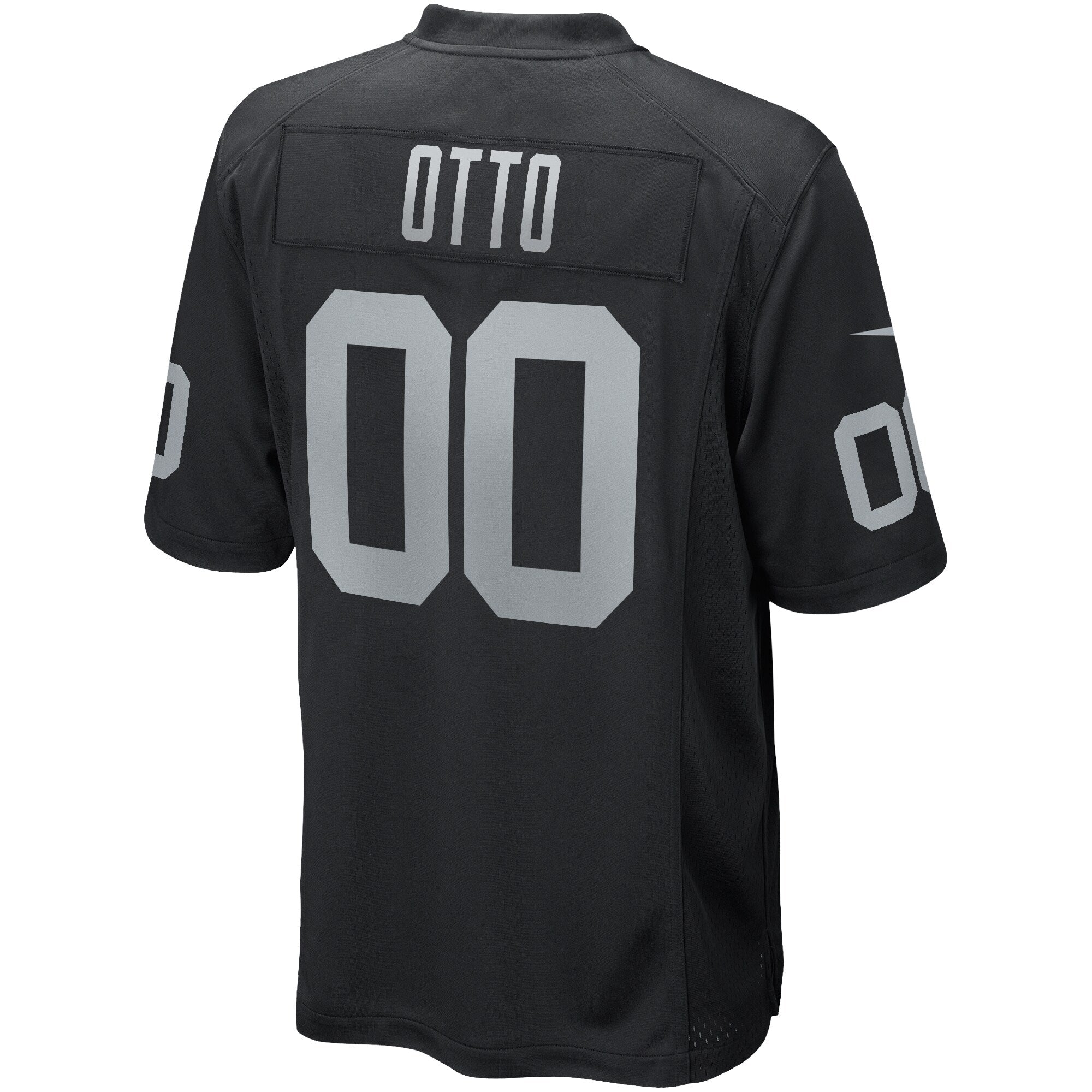 Jim Otto Las Vegas Raiders Game Retired Player Jersey - Black