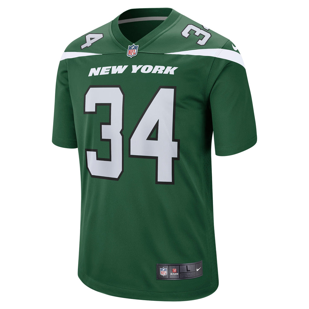 Justin Hardee New York Jets Game Jersey - Gotham Green