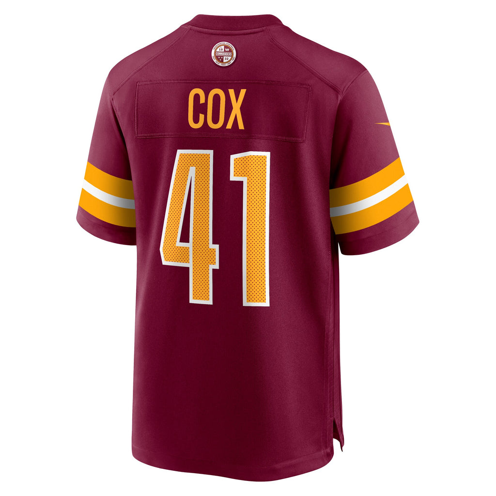 Jabril Cox Washington Commanders Team Game Jersey - ?Burgundy