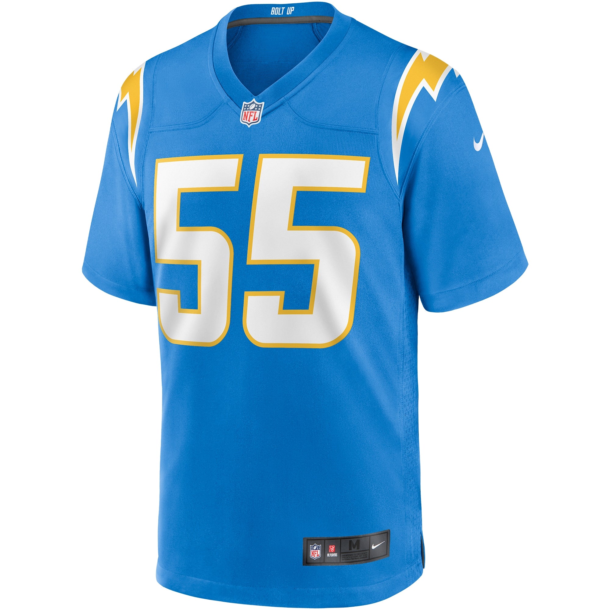 Junior Seau Los Angeles Chargers Game Retired Player Jersey - Powder Blue