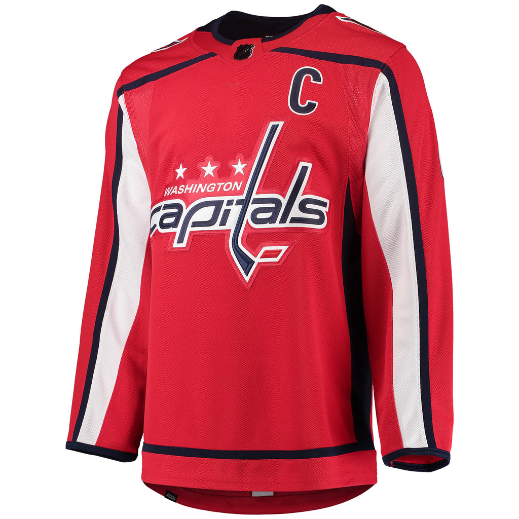 Alexander Ovechkin Washington Capitals Home Captain Patch Primegreen Authentic Pro Player Jersey - Red
