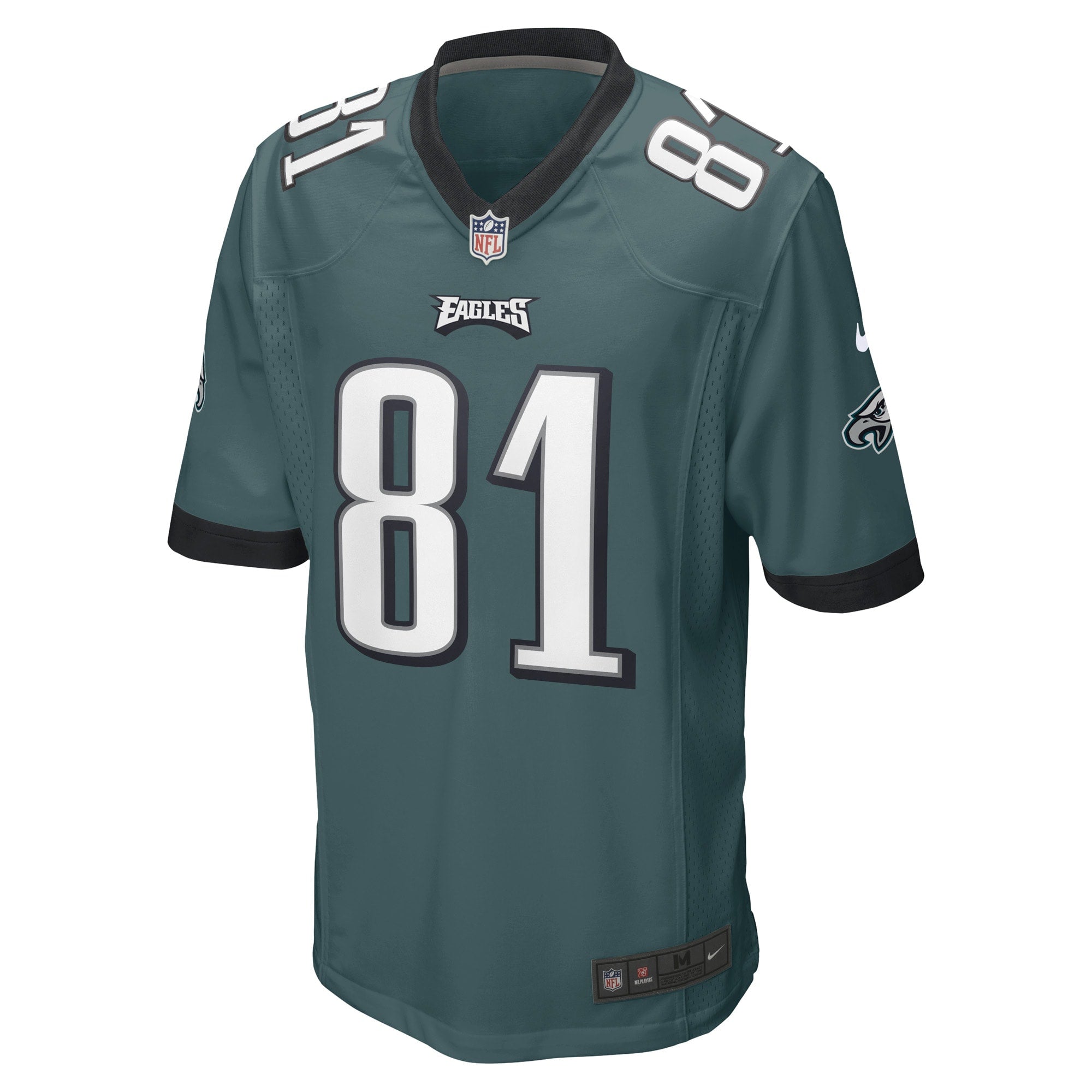 Grant Calcaterra Philadelphia Eagles Game Player Jersey - Midnight Green
