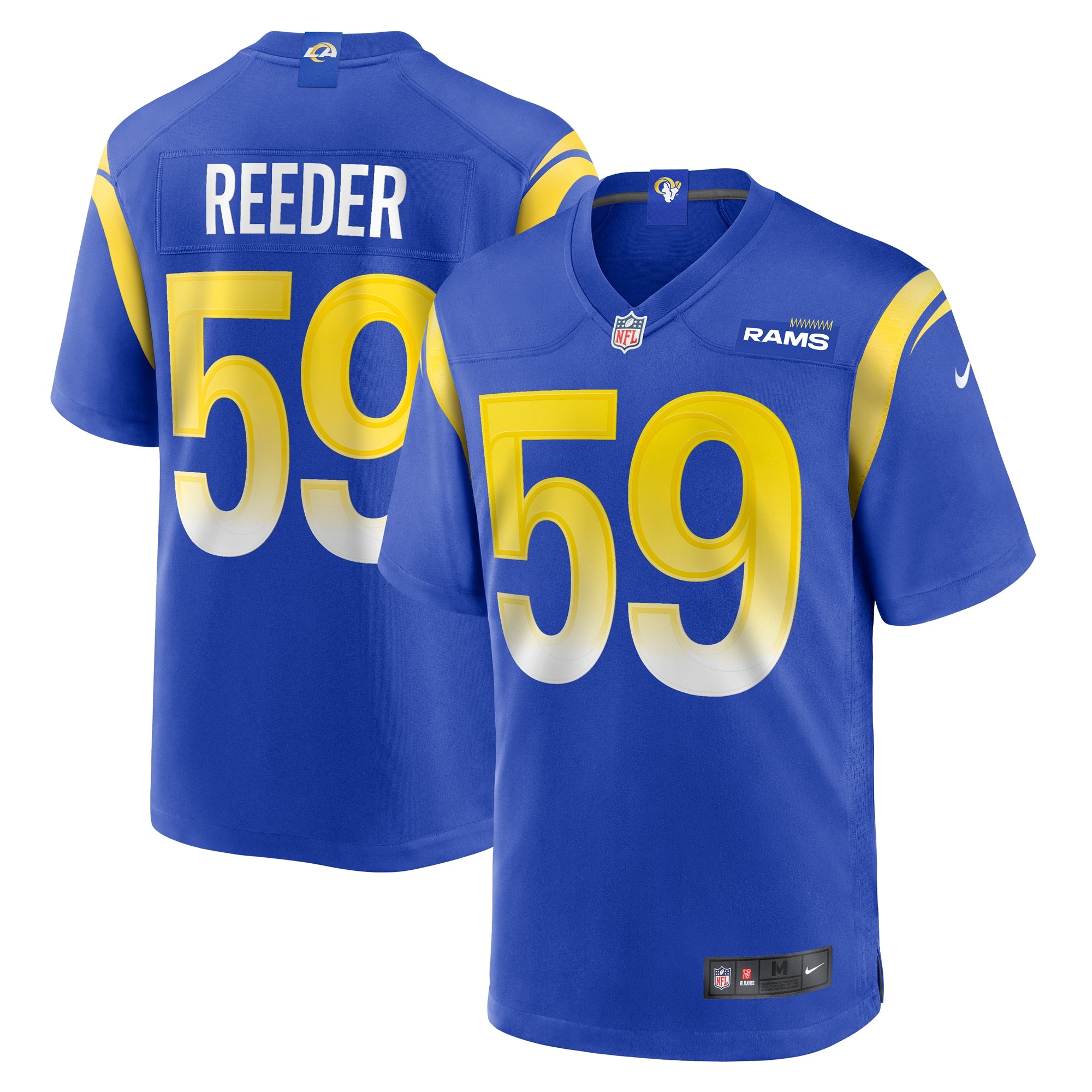 Troy Reeder Los Angeles Rams Team Game Jersey - ?Royal