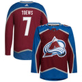 Devon Toews Colorado Avalanche Home Primegreen Authentic Pro Jersey - Burgundy