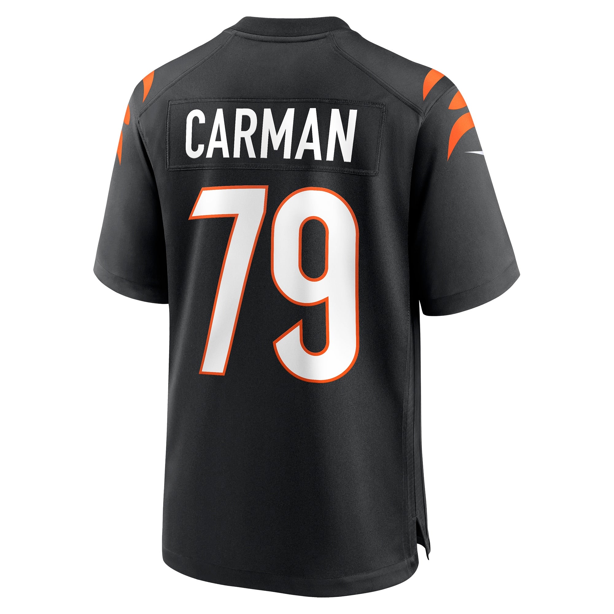 Jackson Carman Cincinnati Bengals Game Jersey - Black