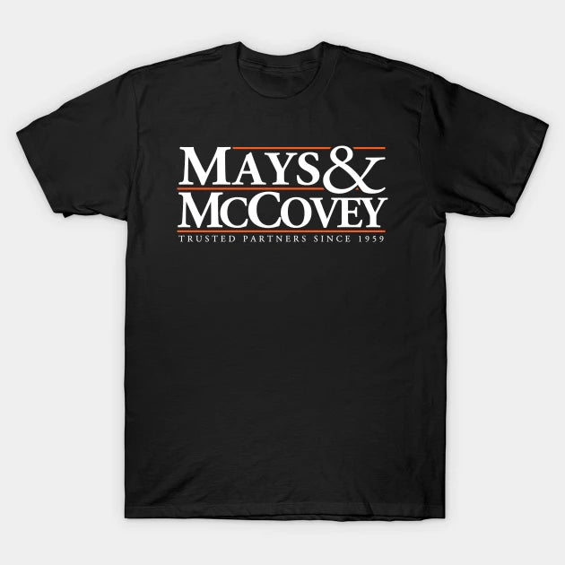 Mays & Mccovey Since '59 T-Shirt