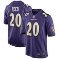 Ed Reed Baltimore Ravens Game Retired Player Jersey - Purple