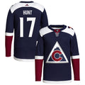 Brad Hunt Colorado Avalanche 2018/19 Alternate Primegreen Authentic Pro Jersey - Navy