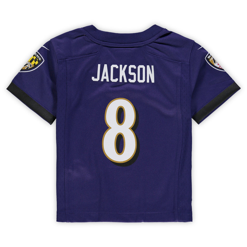Lamar Jackson Baltimore Ravens Toddler Game Jersey - Purple
