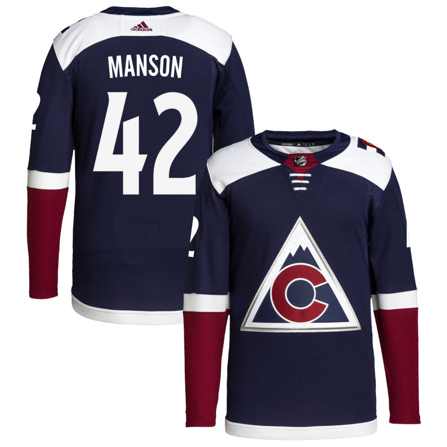 Josh Manson Colorado Avalanche 2018/19 Alternate Primegreen Authentic Pro Jersey - Navy