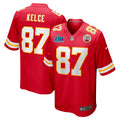 Travis Kelce Kansas City Chiefs Super Bowl LVII Patch Game Jersey - Red