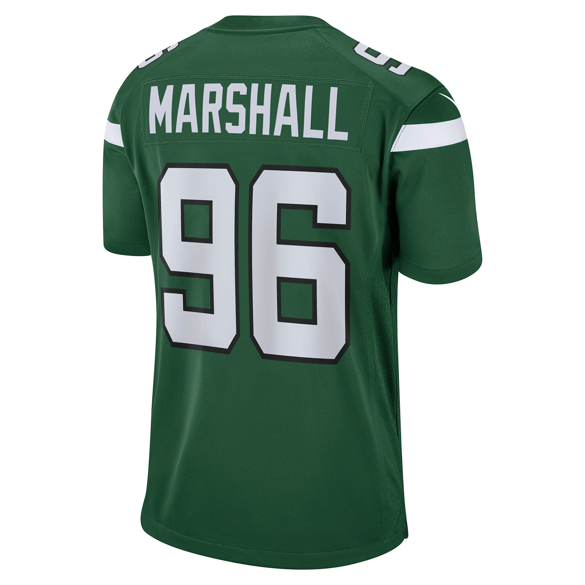 Jonathan Marshall New York Jets Game Jersey - Gotham Green