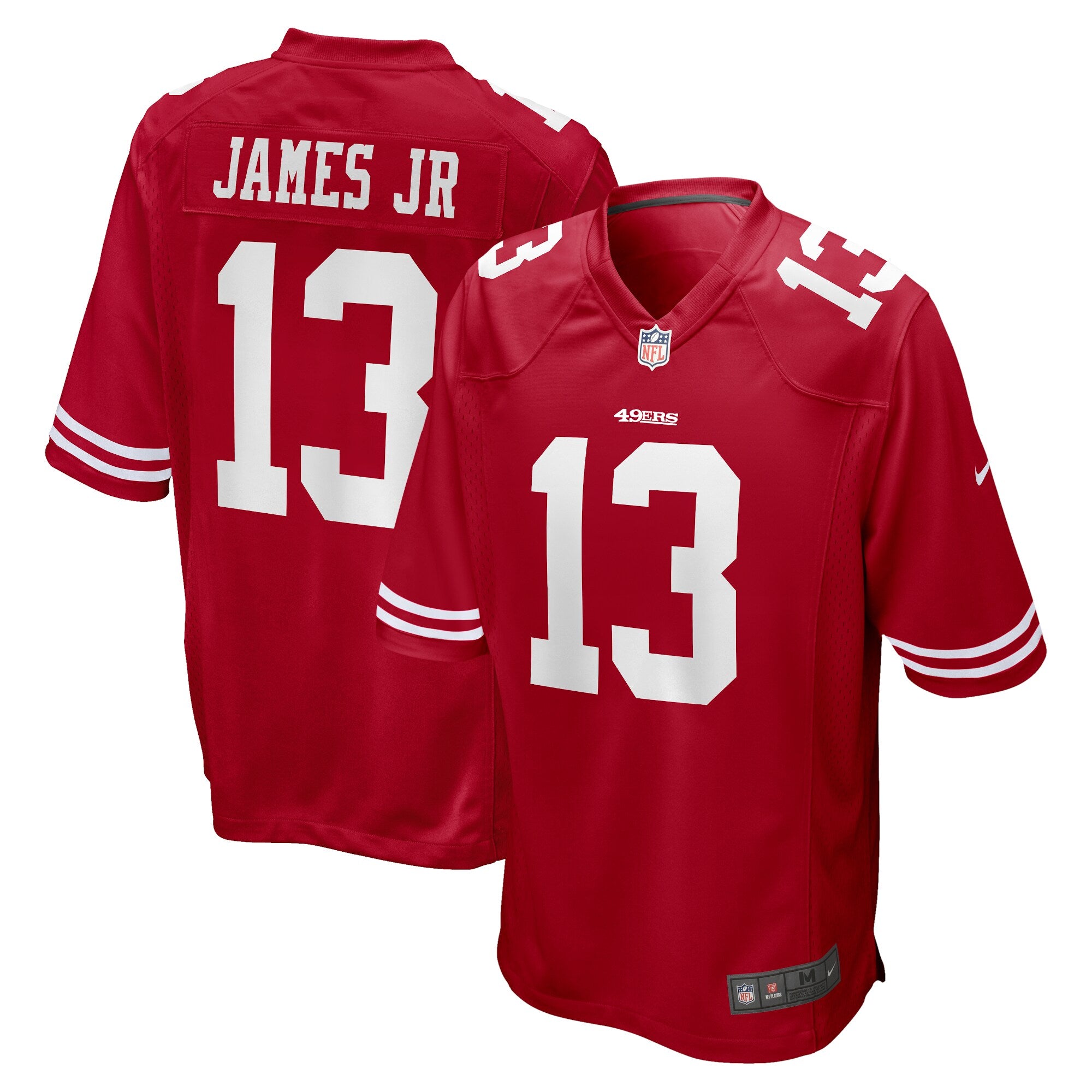 Richie James Jr. San Francisco 49ers Game Jersey - Scarlet