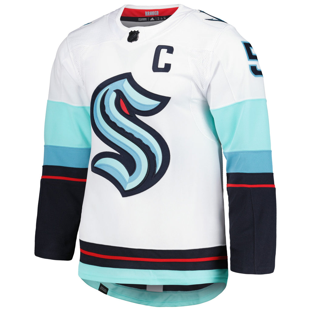 Mark Giordano Seattle Kraken Captain Away Authentic Pro Player Jersey - White