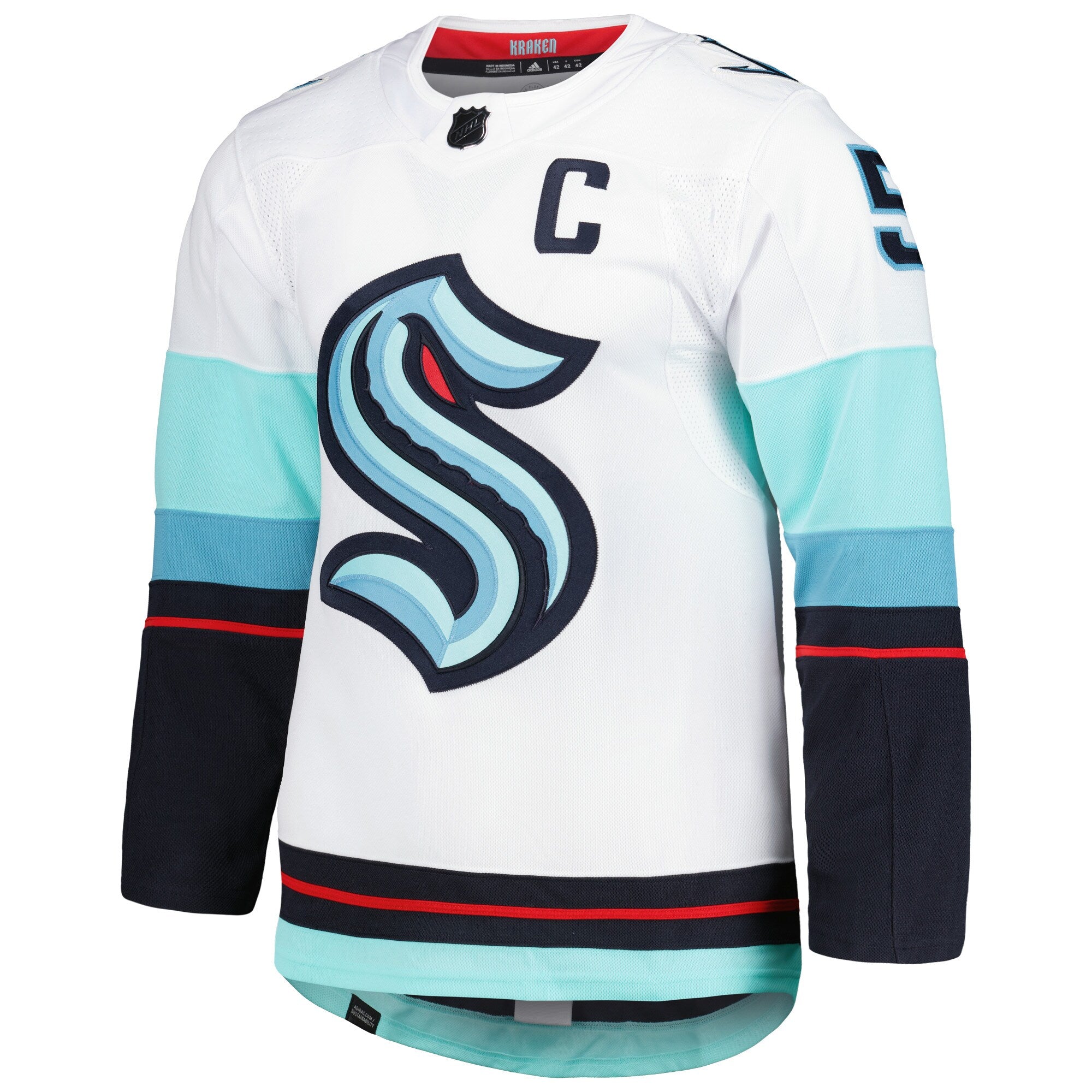 Mark Giordano Seattle Kraken Captain Away Authentic Pro Player Jersey - White