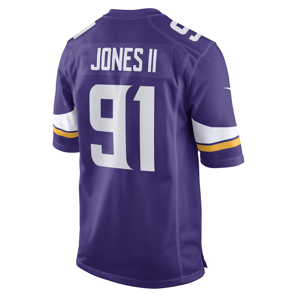 Patrick Jones II Minnesota Vikings Team Game Player Jersey - Purple