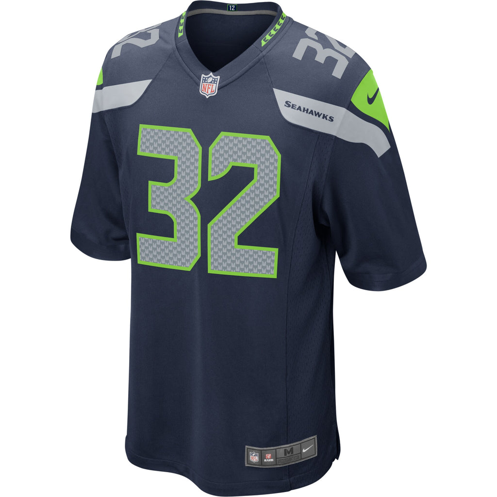 Chris Carson Seattle Seahawks Game Jersey - College Navy