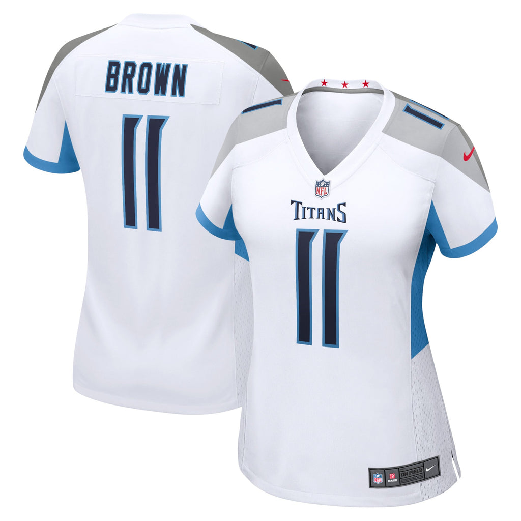 AJ Brown Tennessee Titans Women's Game Jersey - White