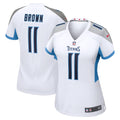 AJ Brown Tennessee Titans Women's Game Jersey - White