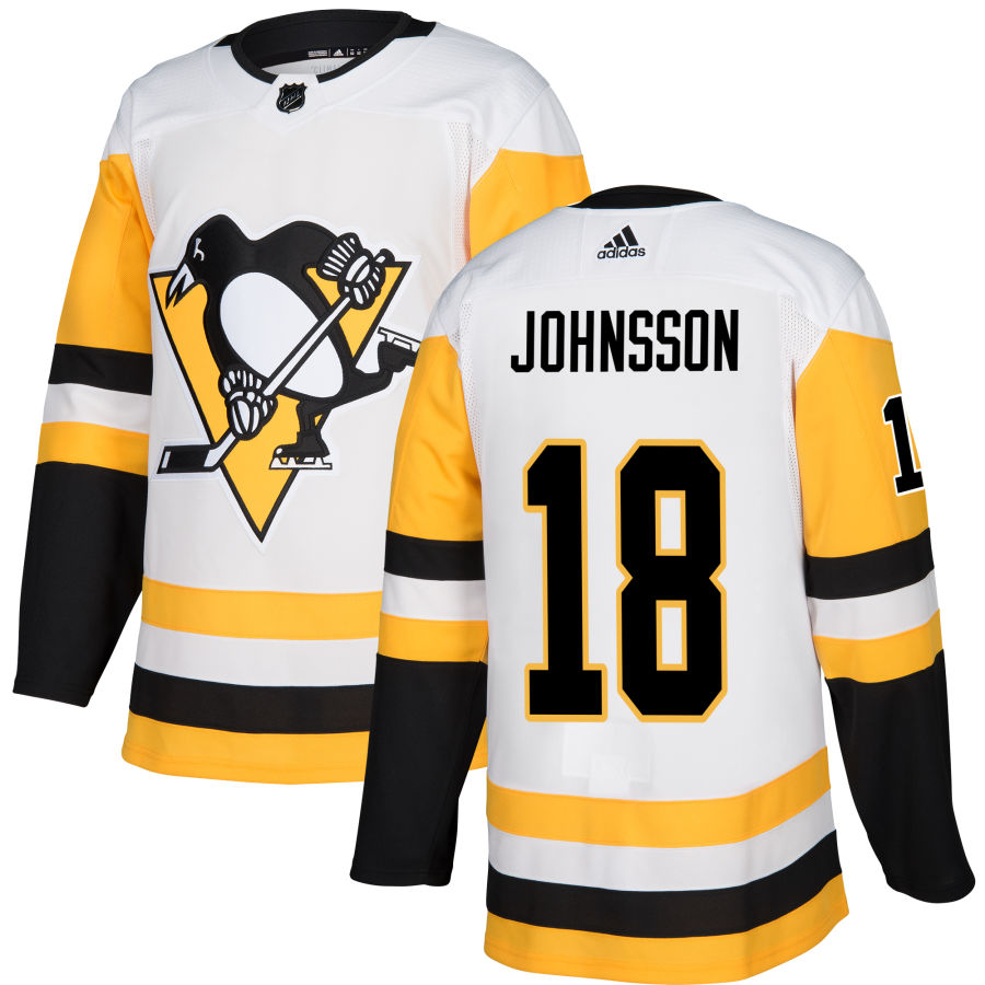 Andreas Johnsson Pittsburgh Penguins Authentic Jersey - White