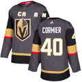 Lukas Cormier Vegas Golden Knights Alternate Authentic Jersey - Gray