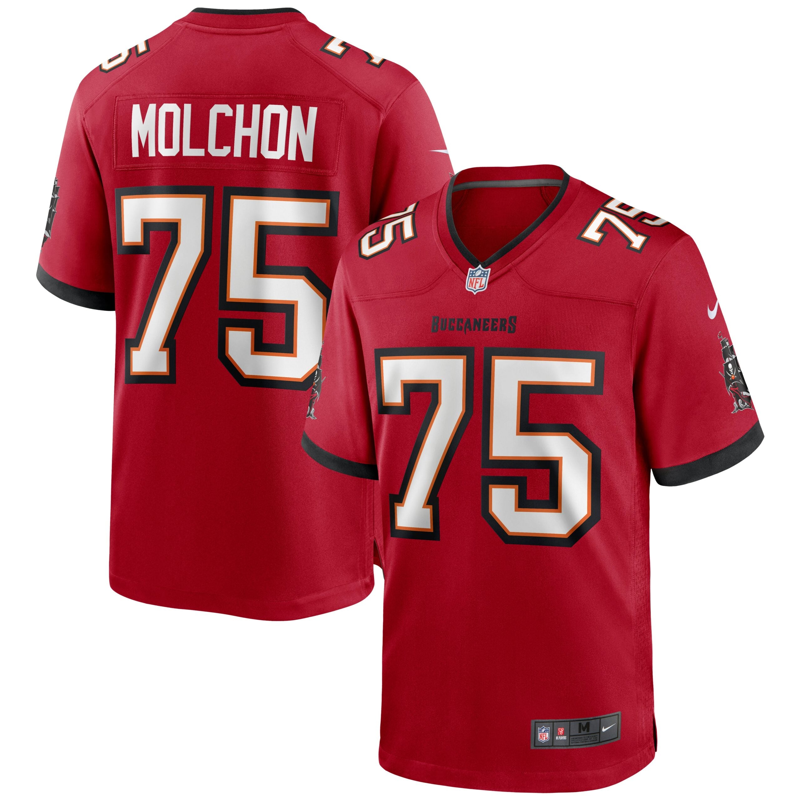 John Molchon Tampa Bay Buccaneers Game Jersey - Red