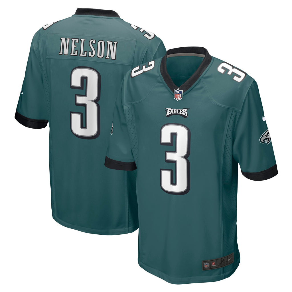 Steven Nelson Philadelphia Eagles Game Jersey - Midnight Green