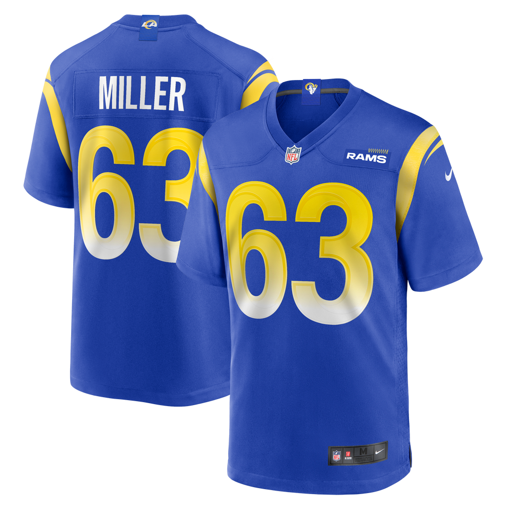 Grant Miller Los Angeles Rams ?Game Jersey - Royal
