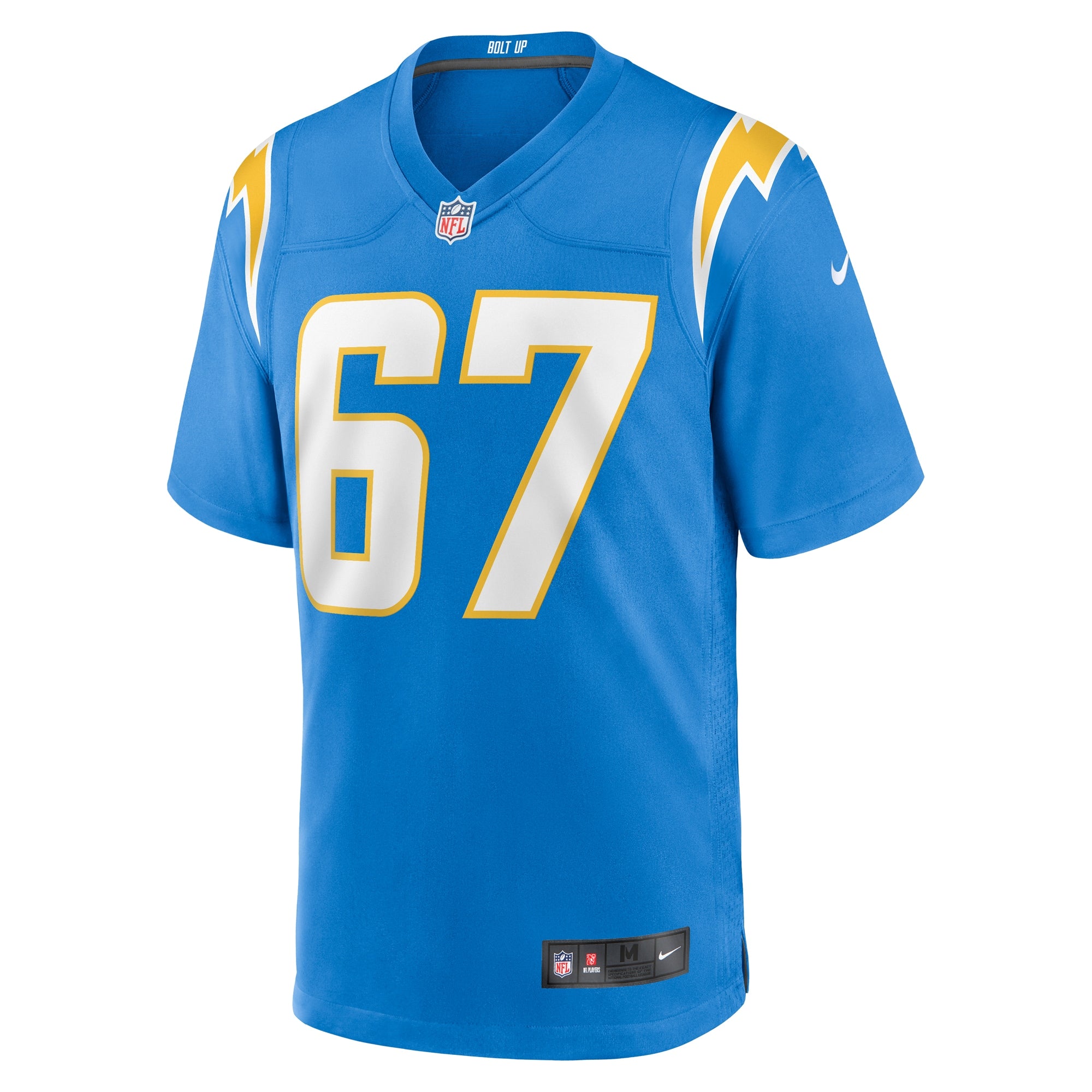 CJ Okoye Los Angeles Chargers Team Game Jersey - ?Powder Blue