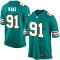 Men's Miami Dolphins Cameron Wake Alternate Game Jersey Aqua Green