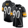 T.J. Watt Pittsburgh Steelers Game Jersey - Black