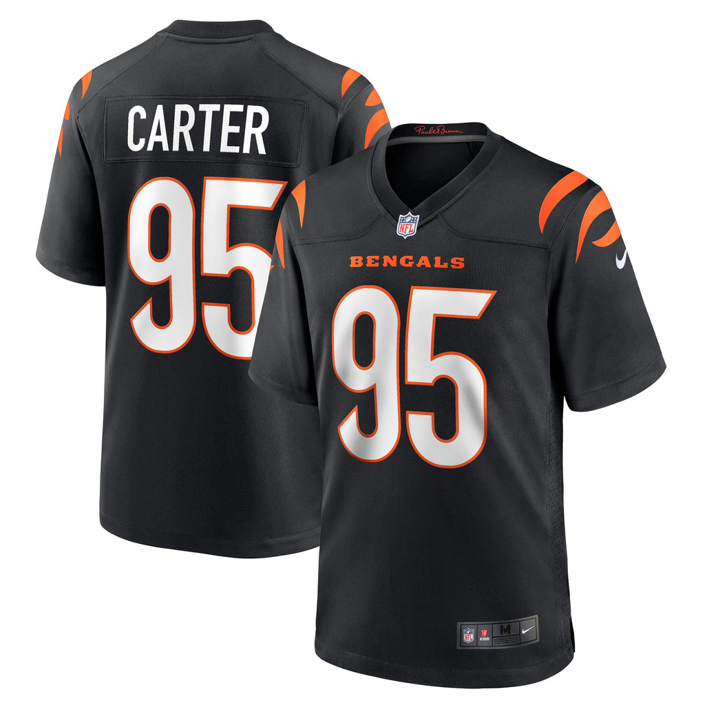 Zach Carter Cincinnati Bengals Game Player Jersey - Black