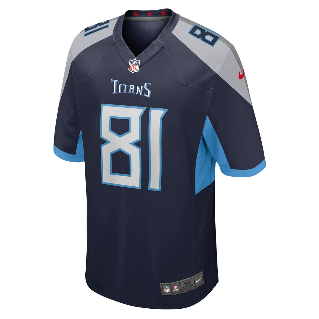 Racey McMath Tennessee Titans Game Jersey - Navy