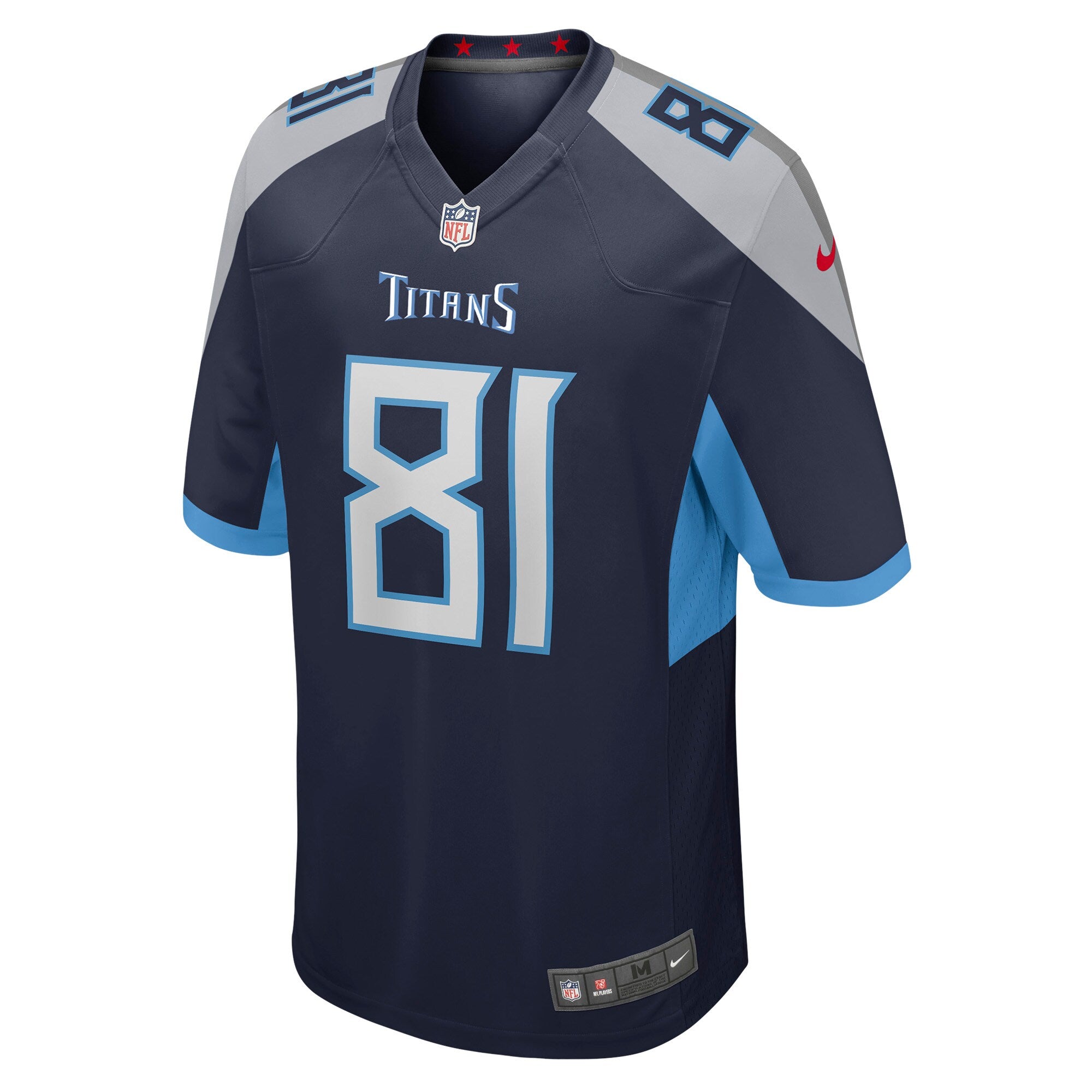 Racey McMath Tennessee Titans Game Jersey - Navy