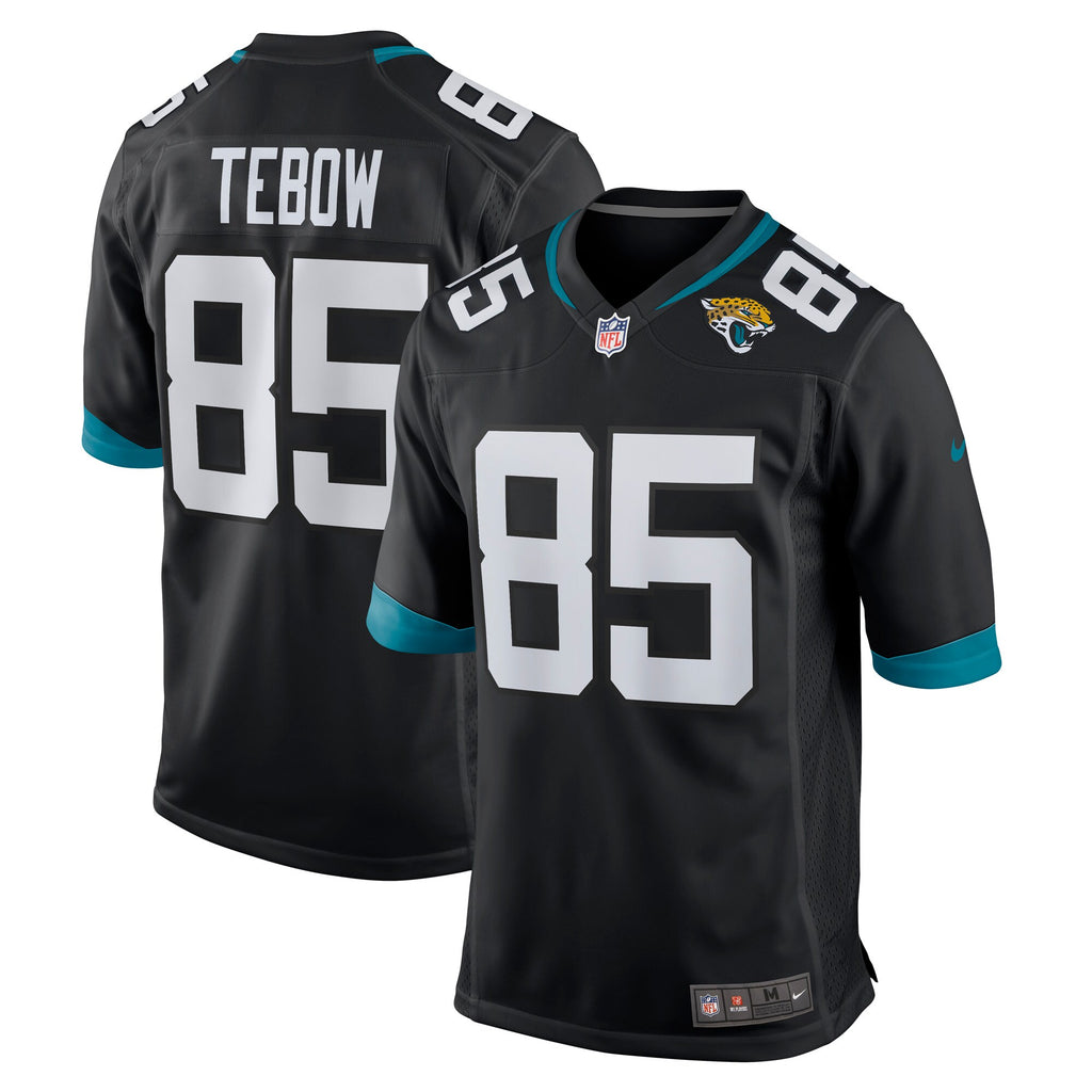 Tim Tebow Jacksonville Jaguars Game Player Jersey - Black