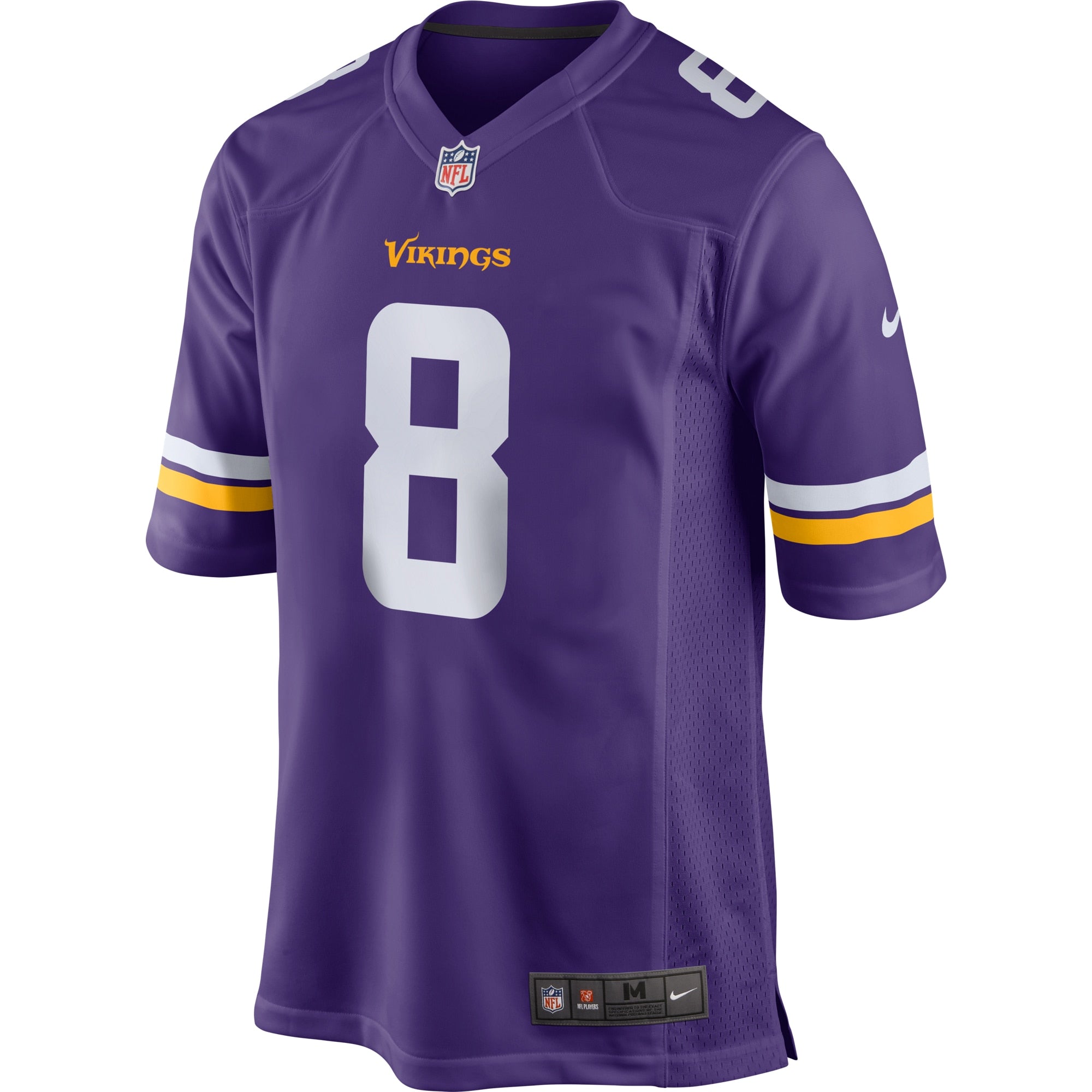 Kirk Cousins Minnesota Vikings Game Jersey - Purple