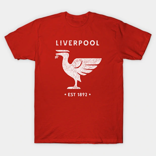 Liverpool Liverbird Retro Vintage Big T-Shirt