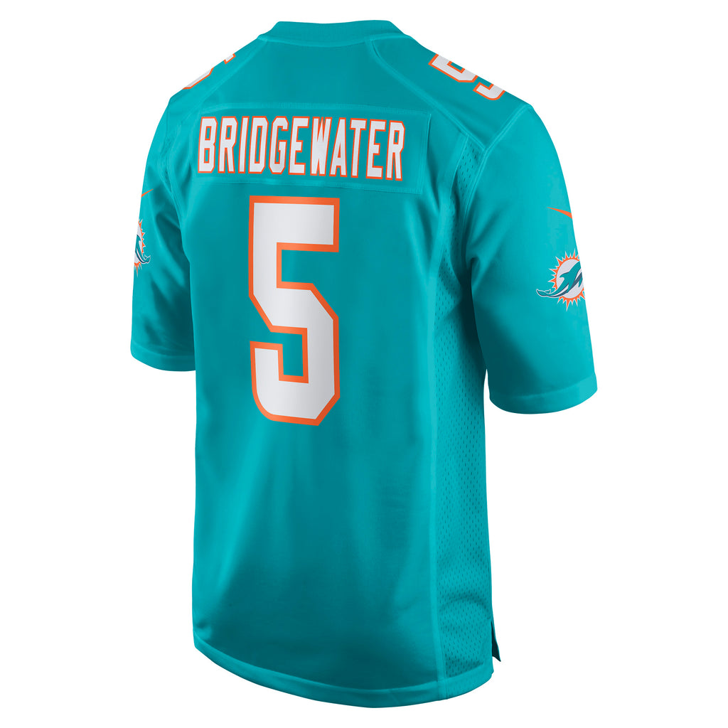 Teddy Bridgewater Miami Dolphins Game Jersey - Aqua