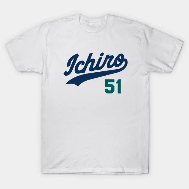 Ichiro 51, Seattle Baseball Design T-Shirt