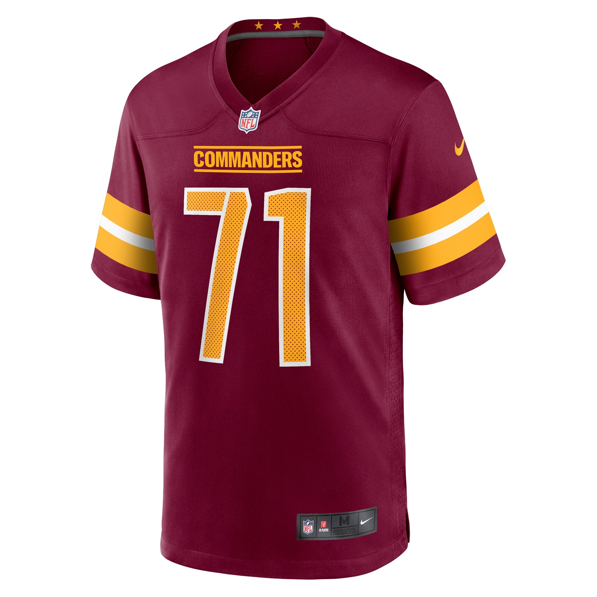 Andrew Wylie Washington Commanders Game Player Jersey - Burgundy