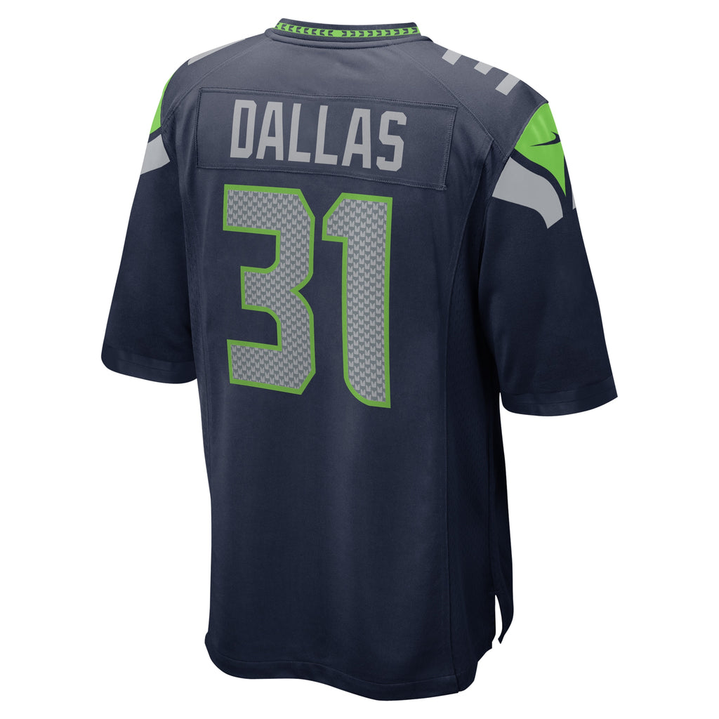DeeJay Dallas Seattle Seahawks Game Jersey - College Navy