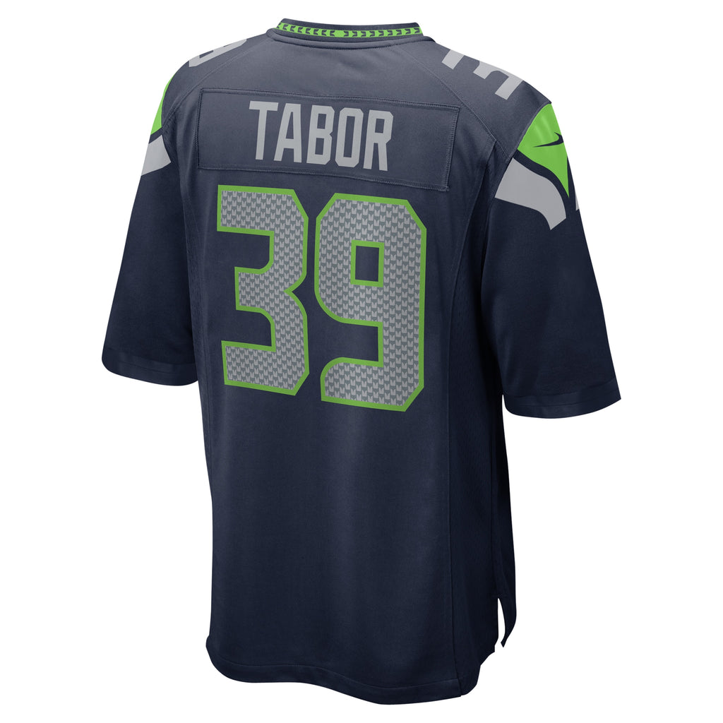 Teez Tabor Seattle Seahawks Home Game Player Jersey - College Navy