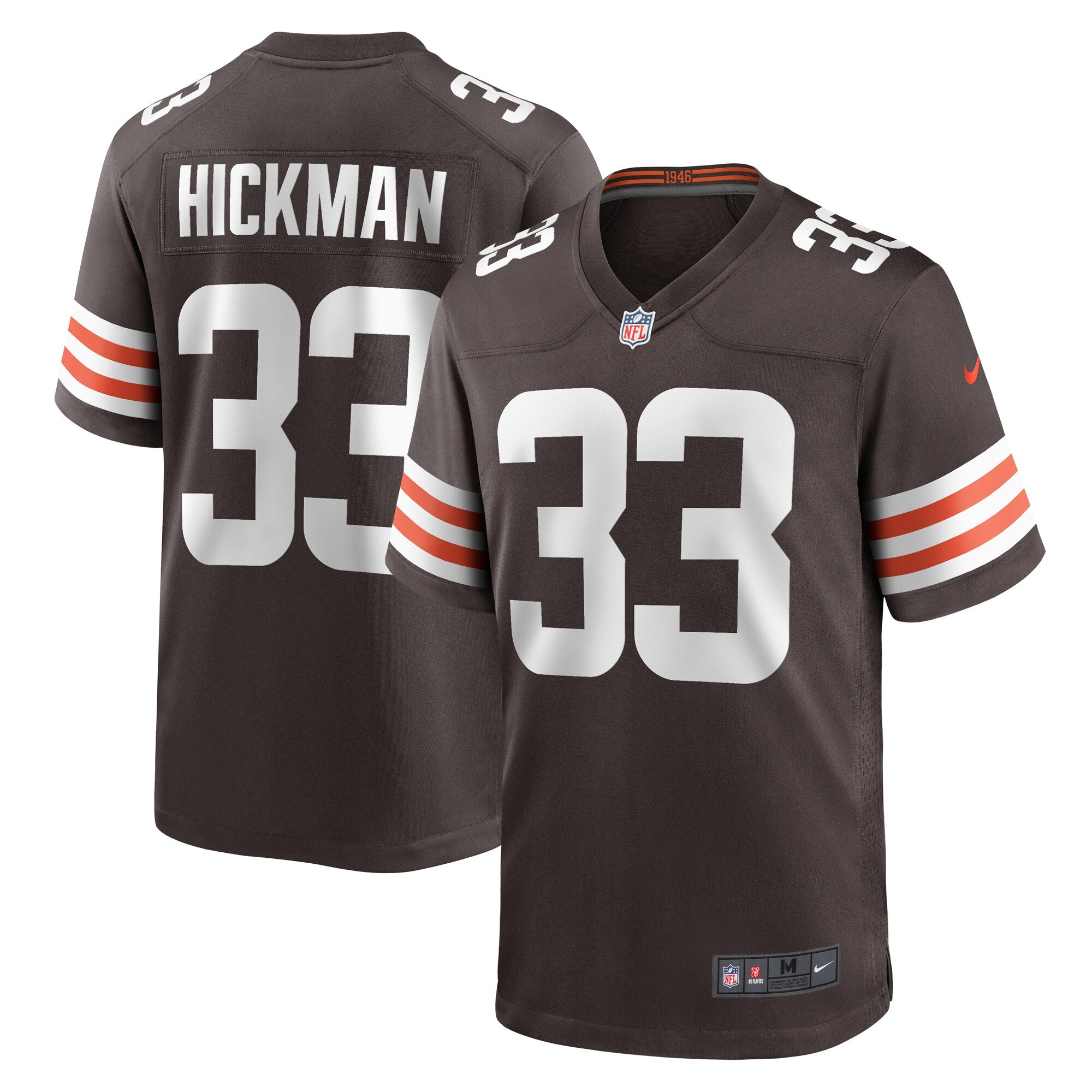 Ronnie Hickman Cleveland Browns Team Game Jersey - ?Brown