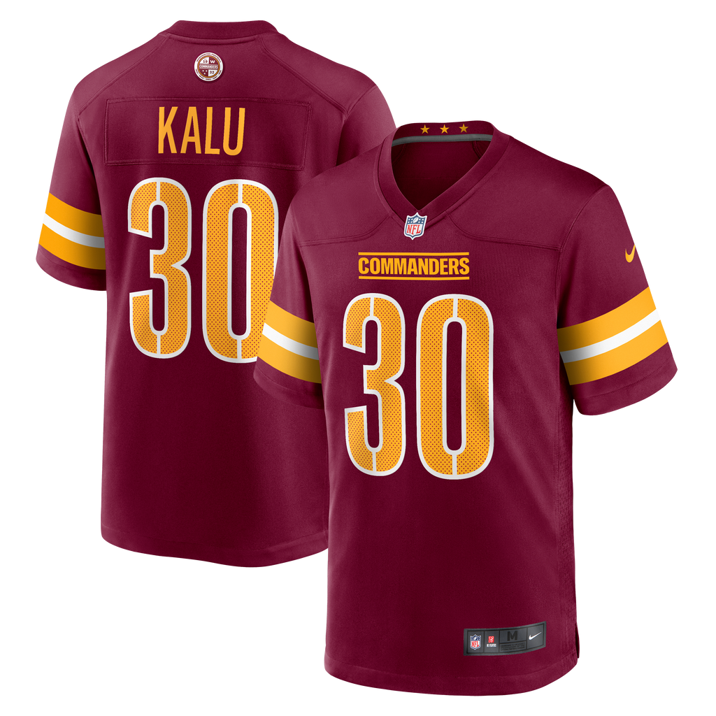 Joshua Kalu Washington Commanders ?Game Jersey - Burgundy