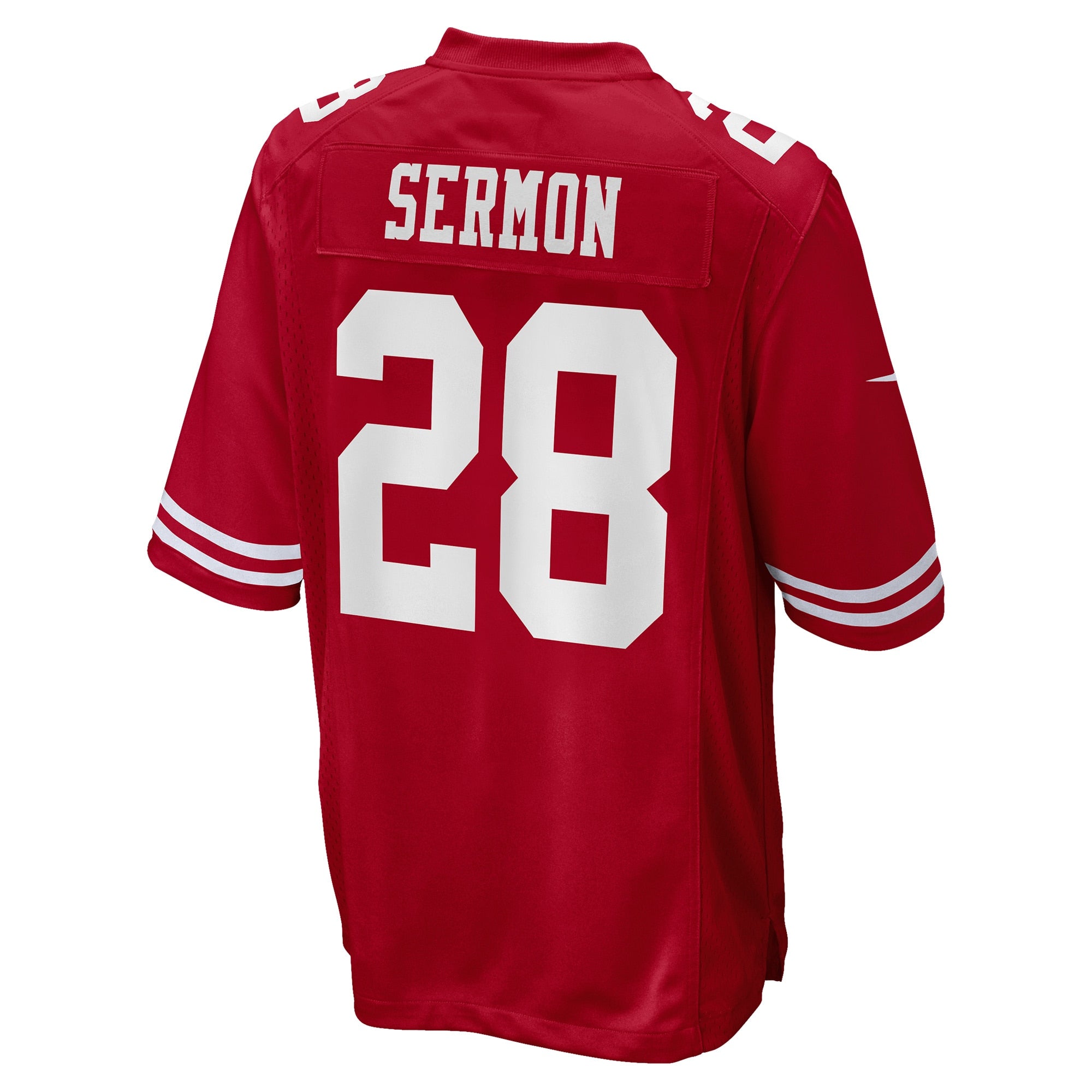 Trey Sermon San Francisco 49ers 2021 NFL Draft Pick Game Jersey - Scarlet