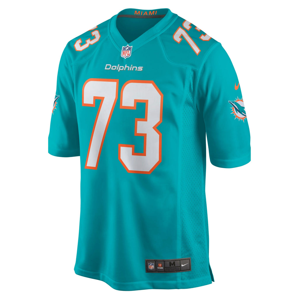 Austin Jackson Miami Dolphins Player Game Jersey - Aqua