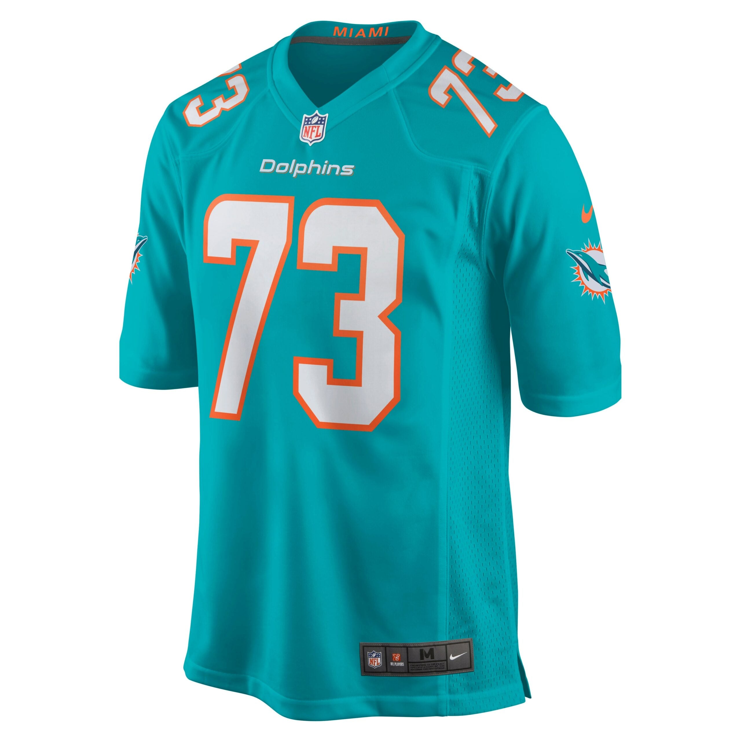 Austin Jackson Miami Dolphins Player Game Jersey - Aqua