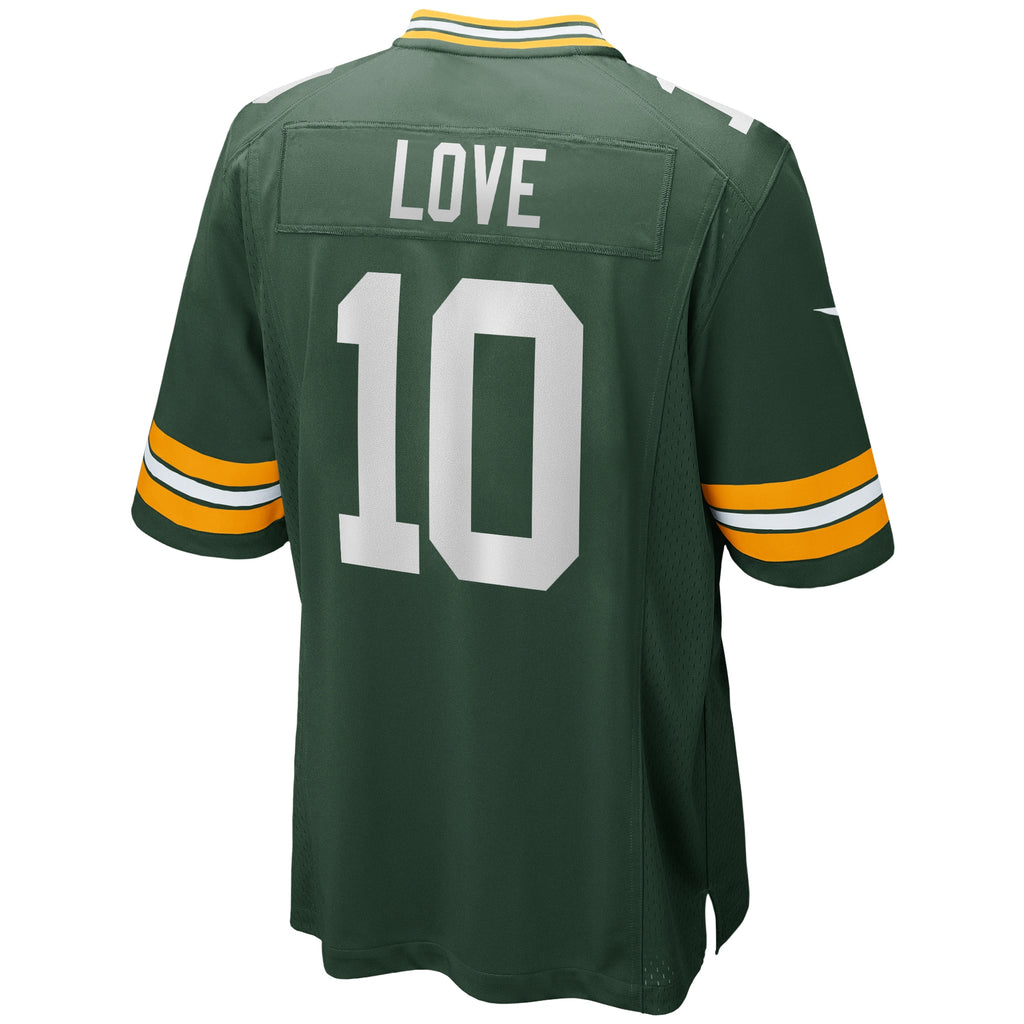 Jordans Love Green Bay Packers Player Game Jersey - Green